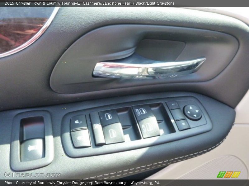 Cashmere/Sandstone Pearl / Black/Light Graystone 2015 Chrysler Town & Country Touring-L