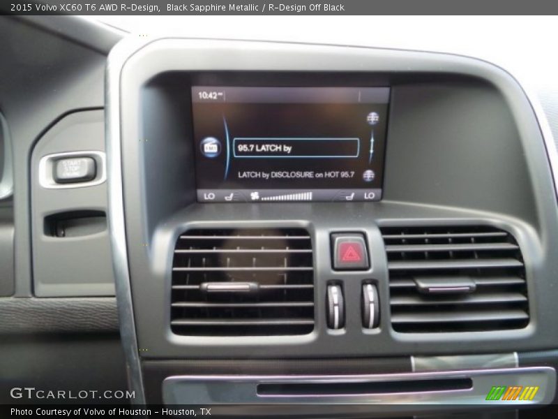 Black Sapphire Metallic / R-Design Off Black 2015 Volvo XC60 T6 AWD R-Design