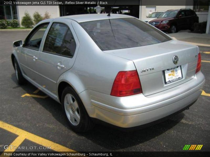 Reflex Silver Metallic / Black 2002 Volkswagen Jetta GLS TDI Sedan