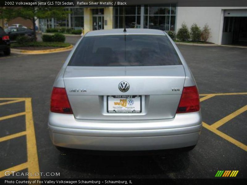 Reflex Silver Metallic / Black 2002 Volkswagen Jetta GLS TDI Sedan