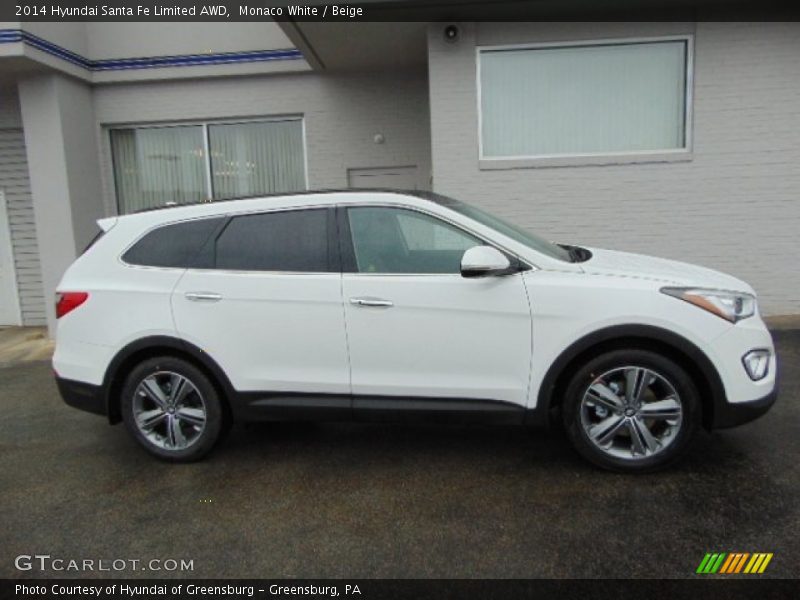  2014 Santa Fe Limited AWD Monaco White