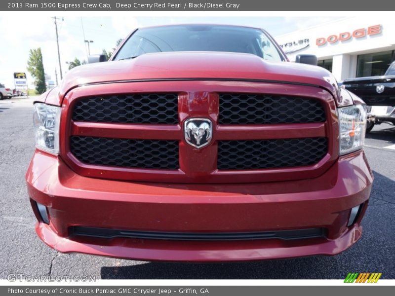 Deep Cherry Red Pearl / Black/Diesel Gray 2013 Ram 1500 Express Crew Cab