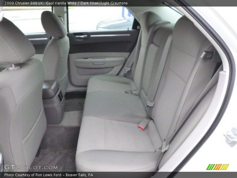 Cool Vanilla White / Dark Khaki/Light Graystone 2009 Chrysler 300 LX