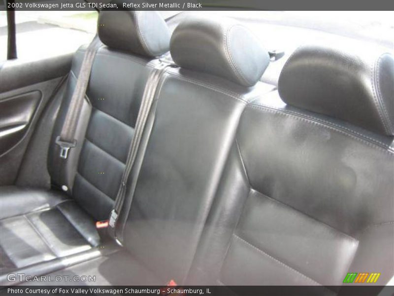 Reflex Silver Metallic / Black 2002 Volkswagen Jetta GLS TDI Sedan