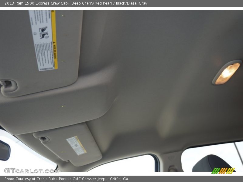Deep Cherry Red Pearl / Black/Diesel Gray 2013 Ram 1500 Express Crew Cab