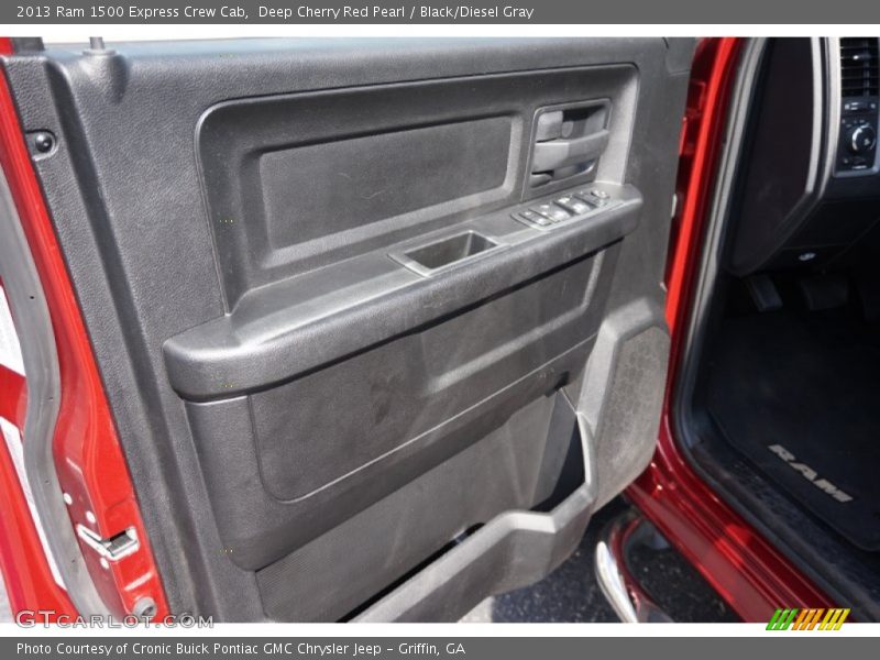 Deep Cherry Red Pearl / Black/Diesel Gray 2013 Ram 1500 Express Crew Cab