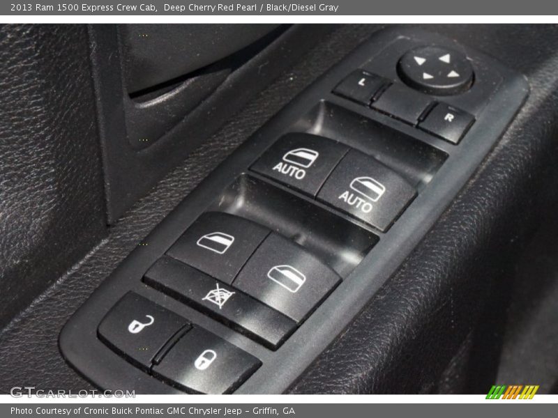 Deep Cherry Red Pearl / Black/Diesel Gray 2013 Ram 1500 Express Crew Cab