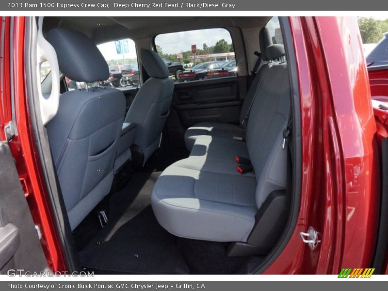 Deep Cherry Red Pearl / Black/Diesel Gray 2013 Ram 1500 Express Crew Cab
