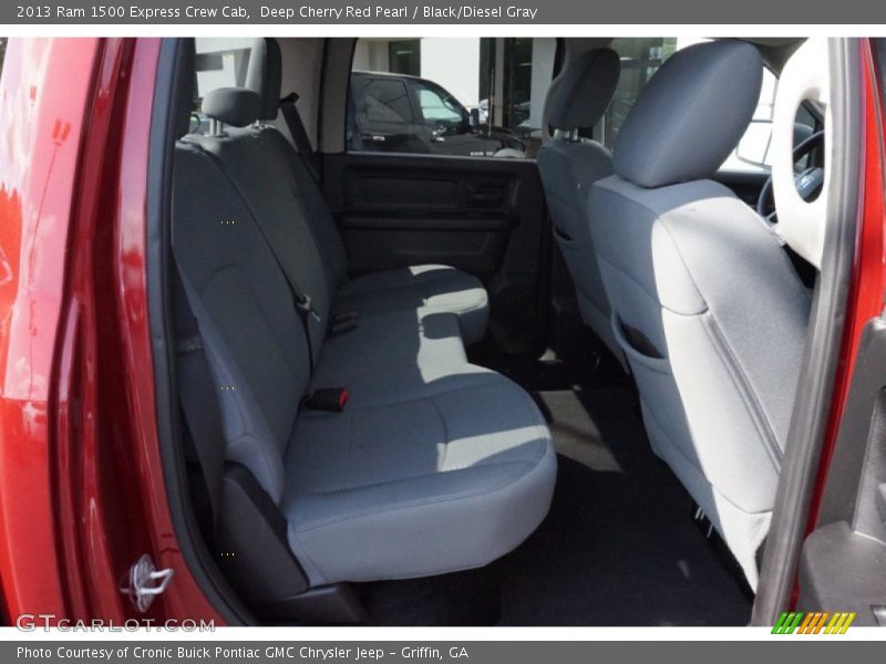 Deep Cherry Red Pearl / Black/Diesel Gray 2013 Ram 1500 Express Crew Cab