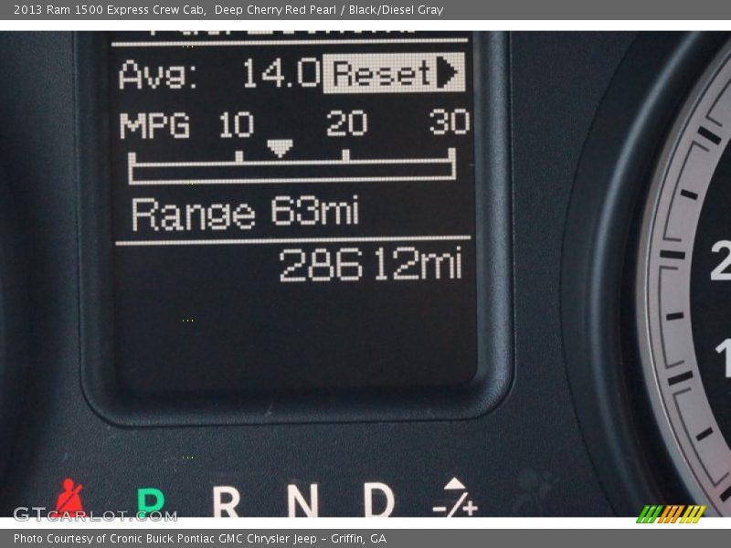 Deep Cherry Red Pearl / Black/Diesel Gray 2013 Ram 1500 Express Crew Cab