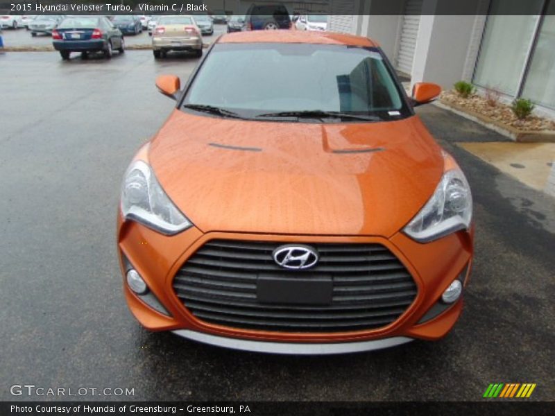Vitamin C / Black 2015 Hyundai Veloster Turbo
