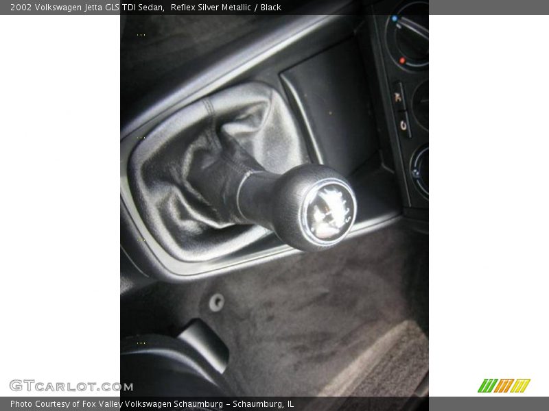 Reflex Silver Metallic / Black 2002 Volkswagen Jetta GLS TDI Sedan