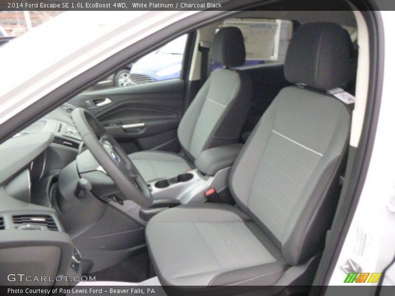 White Platinum / Charcoal Black 2014 Ford Escape SE 1.6L EcoBoost 4WD