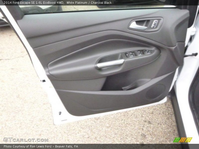White Platinum / Charcoal Black 2014 Ford Escape SE 1.6L EcoBoost 4WD