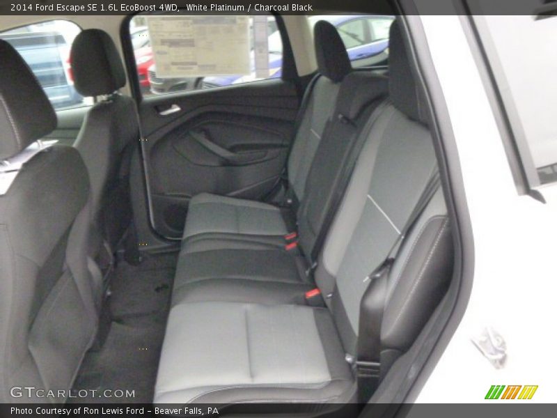 White Platinum / Charcoal Black 2014 Ford Escape SE 1.6L EcoBoost 4WD