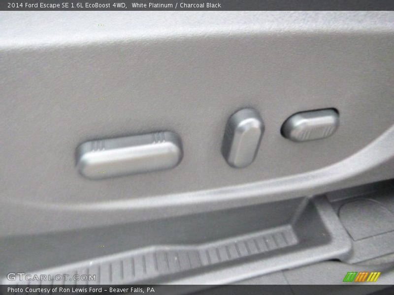 White Platinum / Charcoal Black 2014 Ford Escape SE 1.6L EcoBoost 4WD