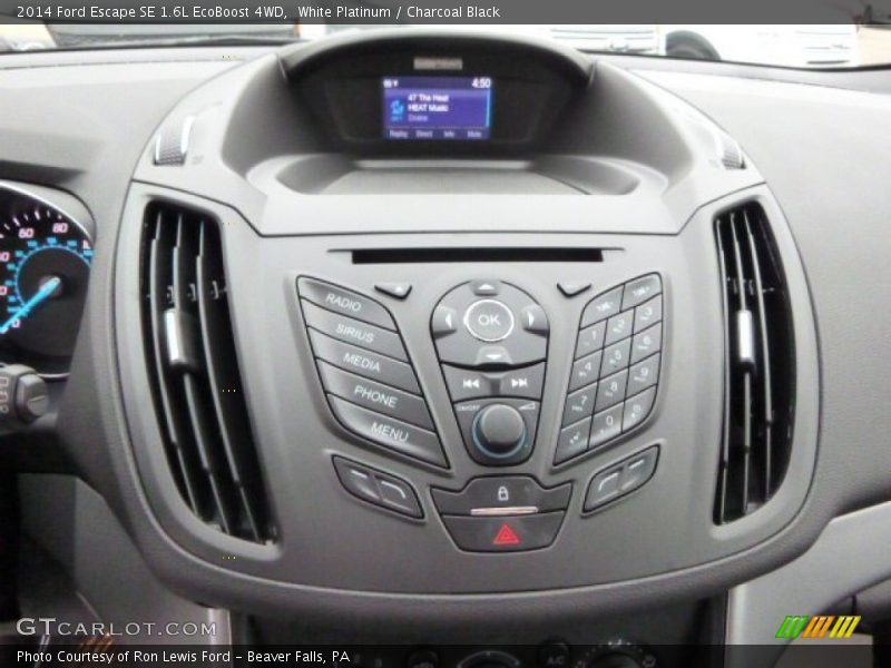 White Platinum / Charcoal Black 2014 Ford Escape SE 1.6L EcoBoost 4WD