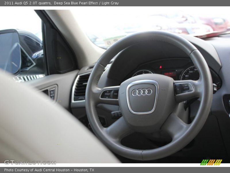 Deep Sea Blue Pearl Effect / Light Gray 2011 Audi Q5 2.0T quattro