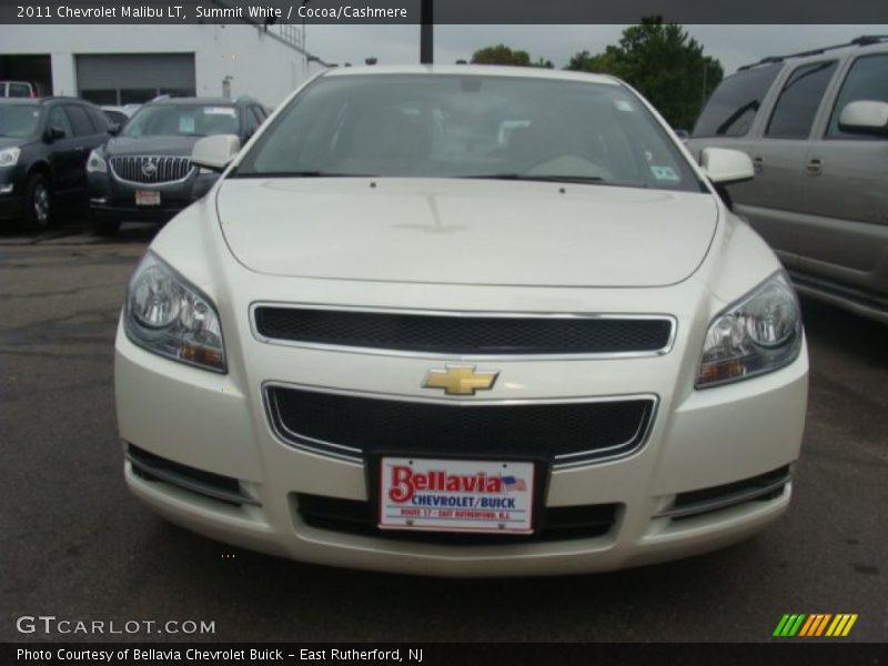 Summit White / Cocoa/Cashmere 2011 Chevrolet Malibu LT