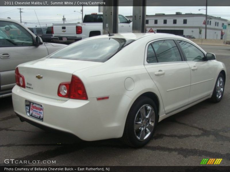 Summit White / Cocoa/Cashmere 2011 Chevrolet Malibu LT