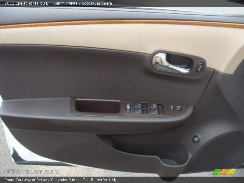 Summit White / Cocoa/Cashmere 2011 Chevrolet Malibu LT