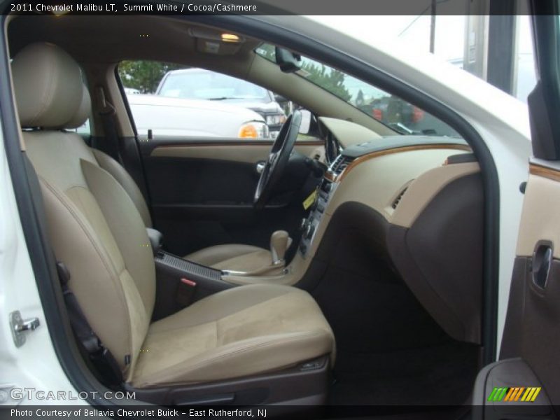 Summit White / Cocoa/Cashmere 2011 Chevrolet Malibu LT