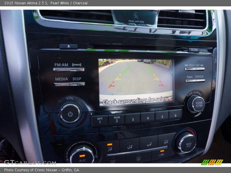 Pearl White / Charcoal 2015 Nissan Altima 2.5 S