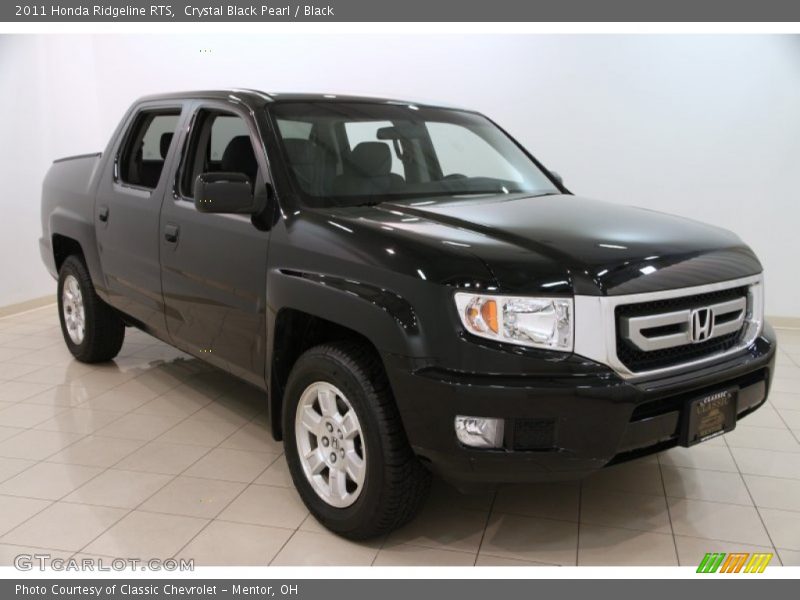 Crystal Black Pearl / Black 2011 Honda Ridgeline RTS