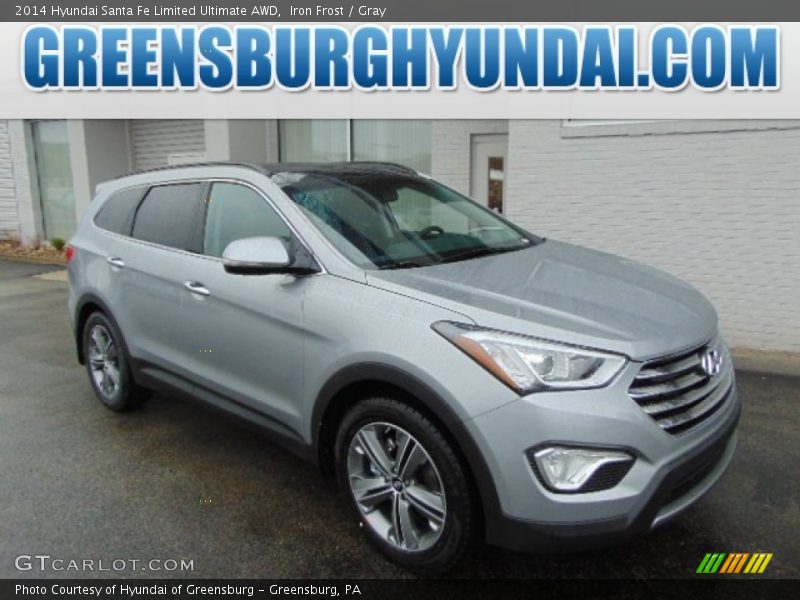 Iron Frost / Gray 2014 Hyundai Santa Fe Limited Ultimate AWD