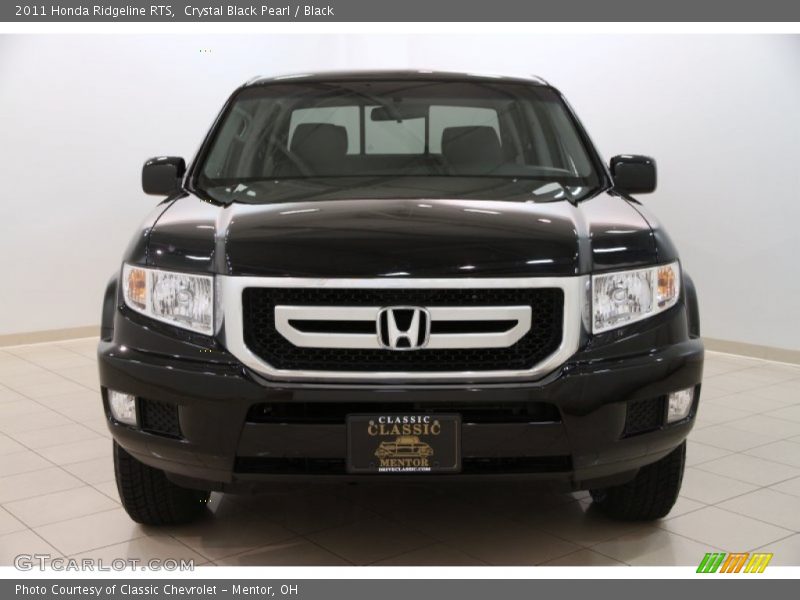 Crystal Black Pearl / Black 2011 Honda Ridgeline RTS