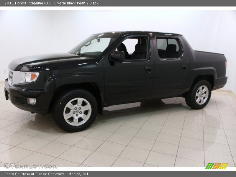 Crystal Black Pearl / Black 2011 Honda Ridgeline RTS