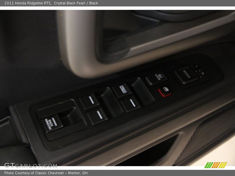 Crystal Black Pearl / Black 2011 Honda Ridgeline RTS
