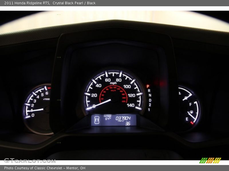 Crystal Black Pearl / Black 2011 Honda Ridgeline RTS