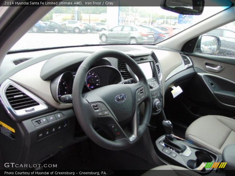 Iron Frost / Gray 2014 Hyundai Santa Fe Limited Ultimate AWD