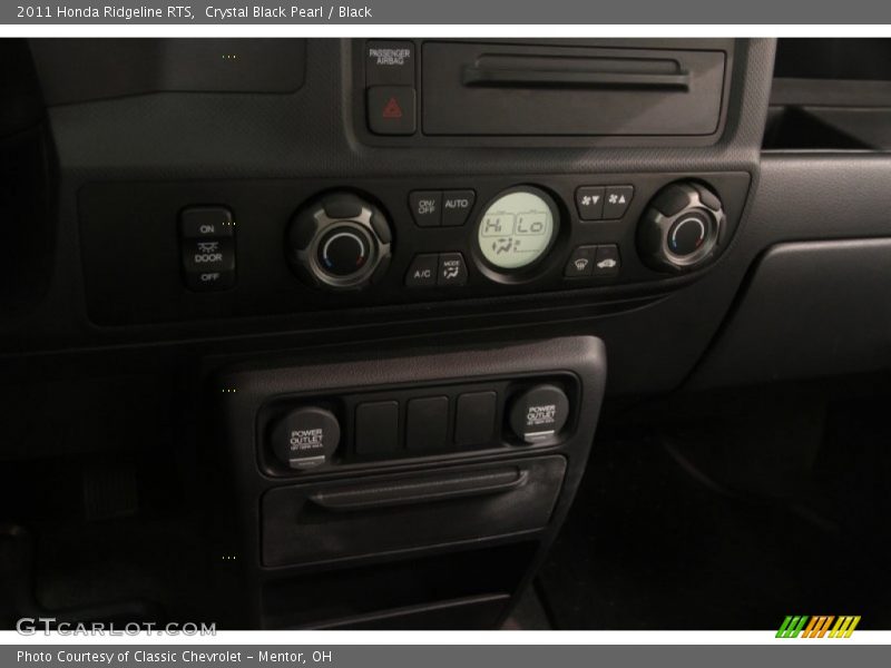 Crystal Black Pearl / Black 2011 Honda Ridgeline RTS
