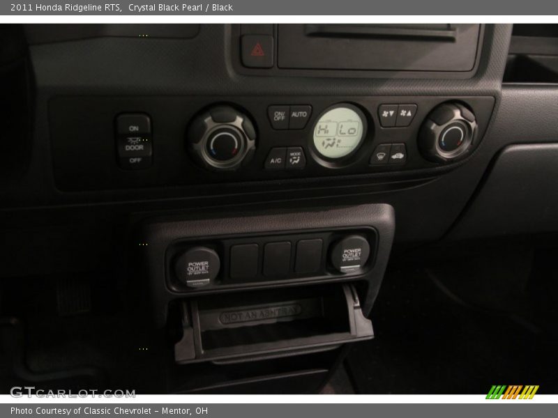 Crystal Black Pearl / Black 2011 Honda Ridgeline RTS