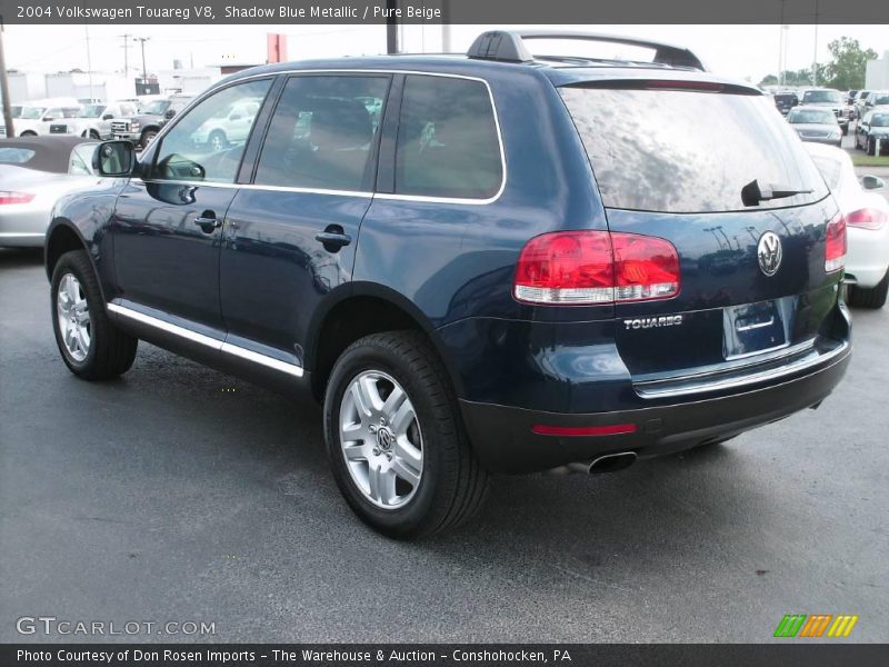 Shadow Blue Metallic / Pure Beige 2004 Volkswagen Touareg V8
