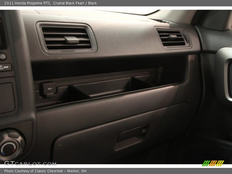 Crystal Black Pearl / Black 2011 Honda Ridgeline RTS