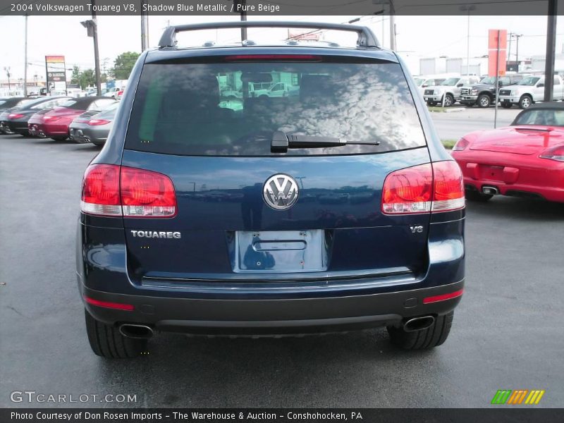 Shadow Blue Metallic / Pure Beige 2004 Volkswagen Touareg V8