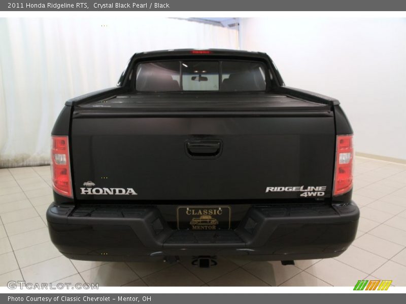 Crystal Black Pearl / Black 2011 Honda Ridgeline RTS