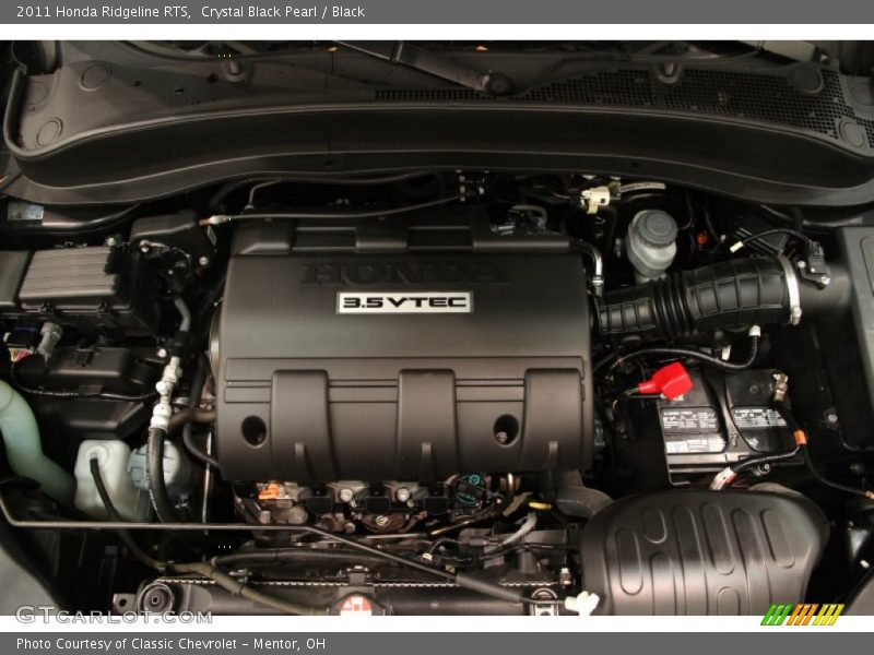 Crystal Black Pearl / Black 2011 Honda Ridgeline RTS
