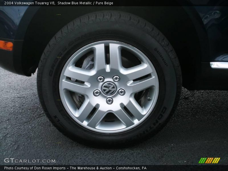 Shadow Blue Metallic / Pure Beige 2004 Volkswagen Touareg V8