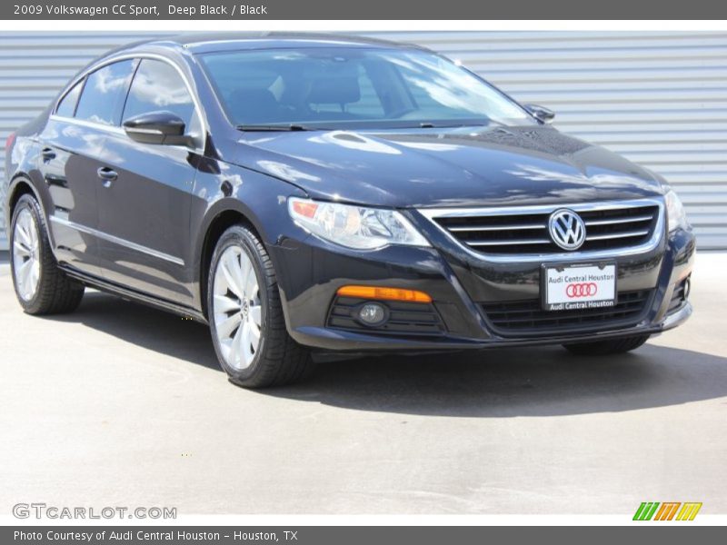 Deep Black / Black 2009 Volkswagen CC Sport