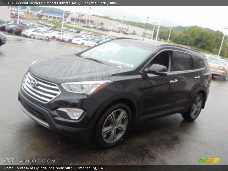 Becketts Black / Black 2014 Hyundai Santa Fe Limited Ultimate AWD