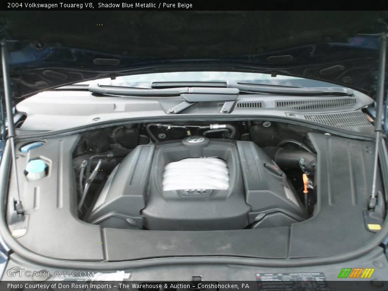 Shadow Blue Metallic / Pure Beige 2004 Volkswagen Touareg V8