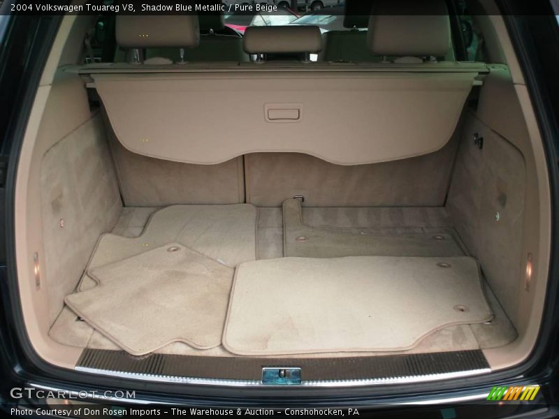 Shadow Blue Metallic / Pure Beige 2004 Volkswagen Touareg V8