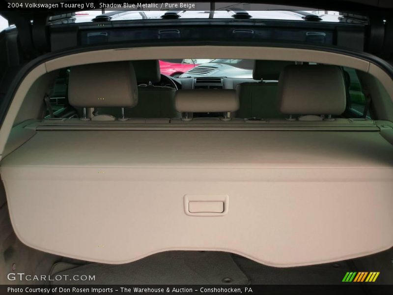 Shadow Blue Metallic / Pure Beige 2004 Volkswagen Touareg V8