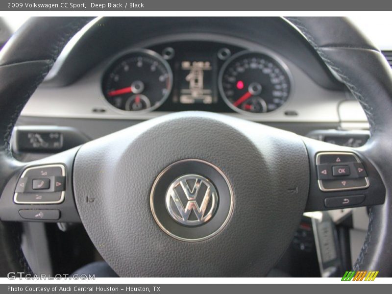 Deep Black / Black 2009 Volkswagen CC Sport