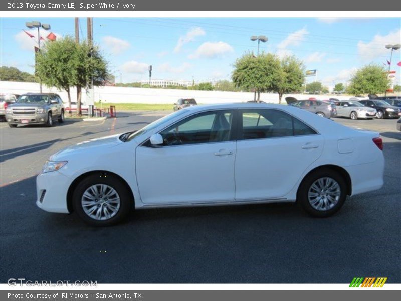 Super White / Ivory 2013 Toyota Camry LE