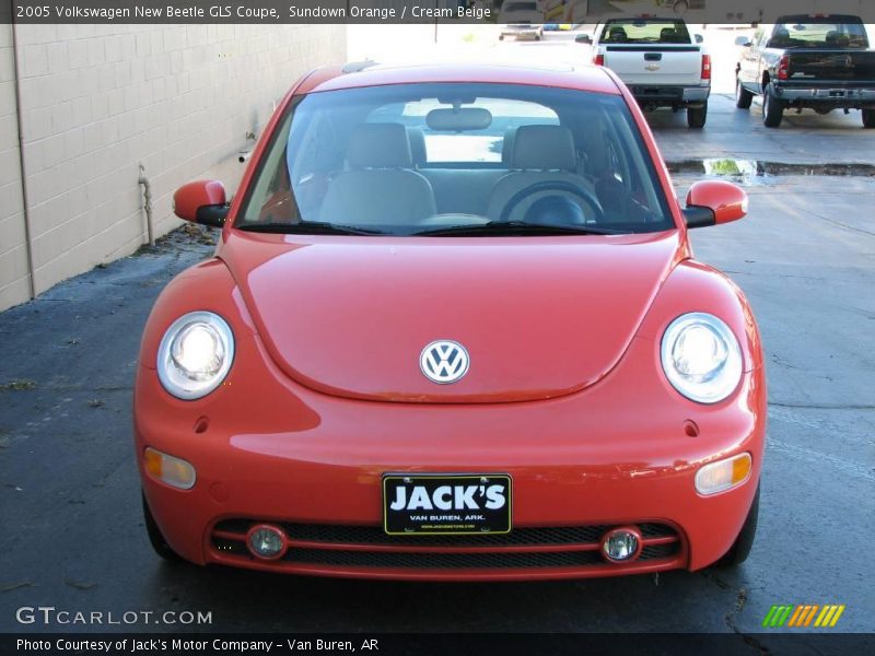 Sundown Orange / Cream Beige 2005 Volkswagen New Beetle GLS Coupe